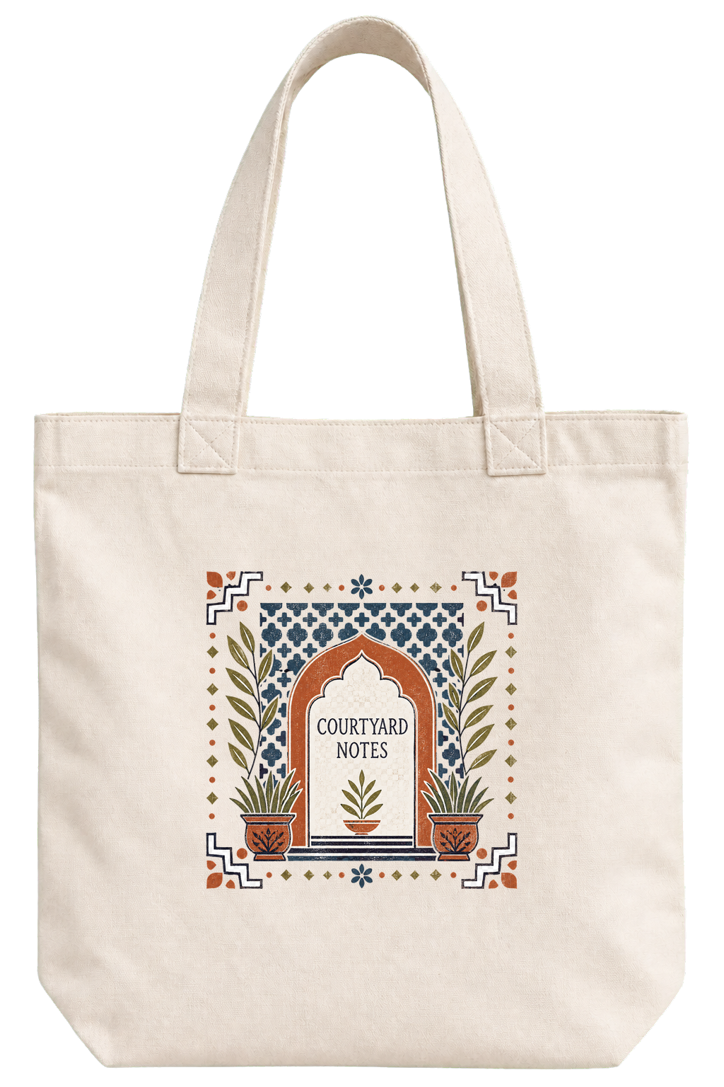 Blockprint Courtyard, front